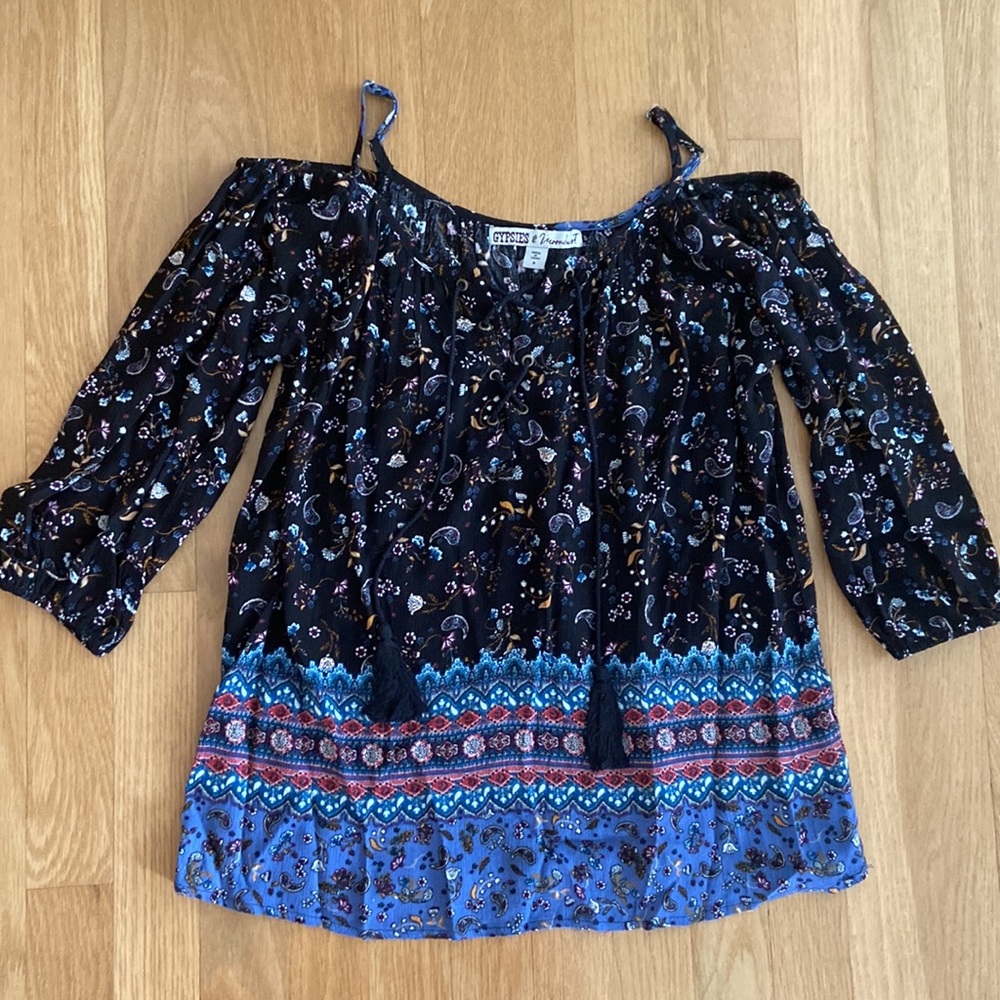 Gypsies and Moondust Boho Off the Shoulder Top